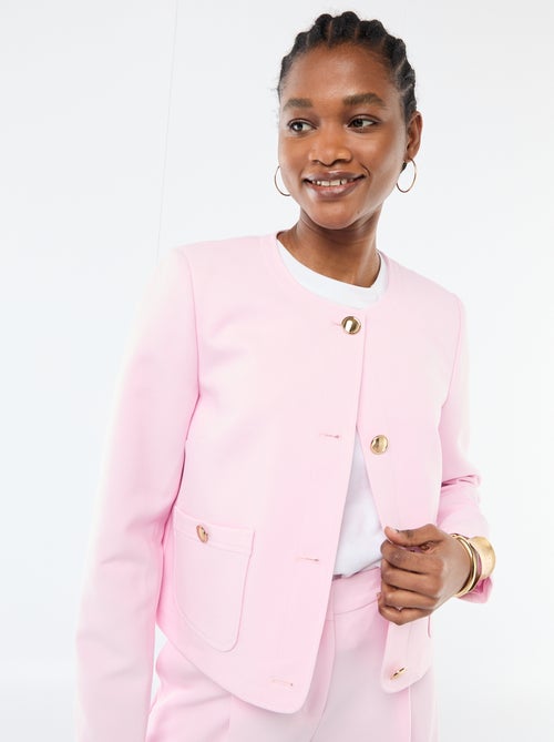 Chaqueta corta de ceremonia lisa - Kiabi