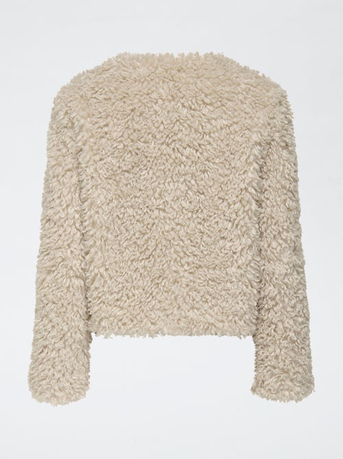 Chaqueta corta de pelo sintético 'JDY' - Kiabi