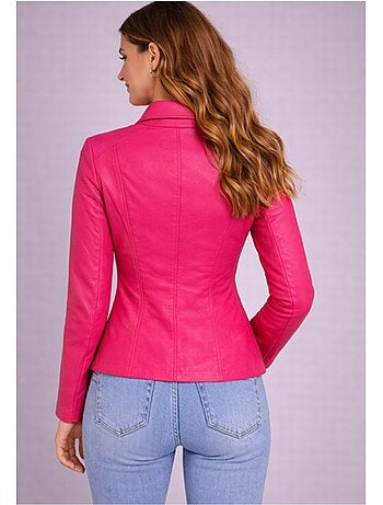 Chaqueta corta de polipiel Kebello