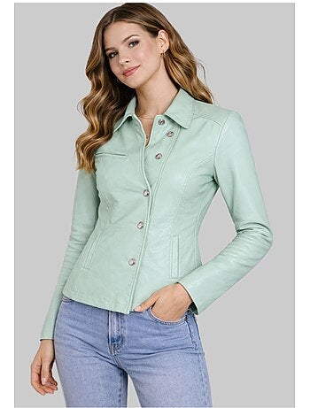 Chaqueta corta de polipiel Kebello