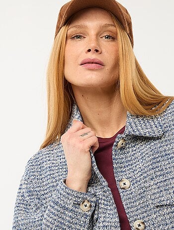 Chaqueta corta de tweed