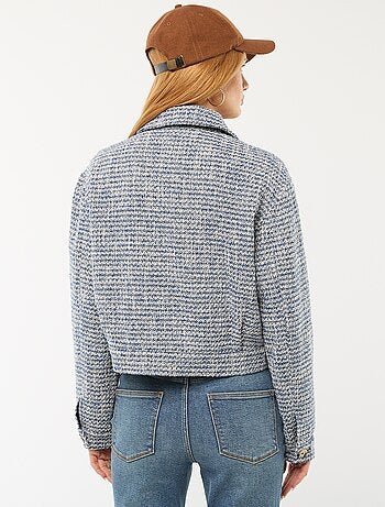 Chaqueta corta de tweed