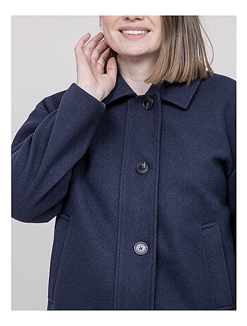 Chaqueta corta efecto lana UPARLIE