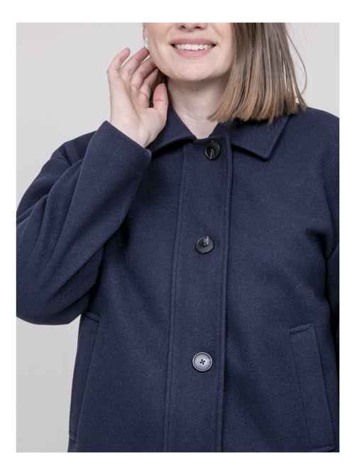 Chaqueta corta efecto lana UPARLIE - Kiabi