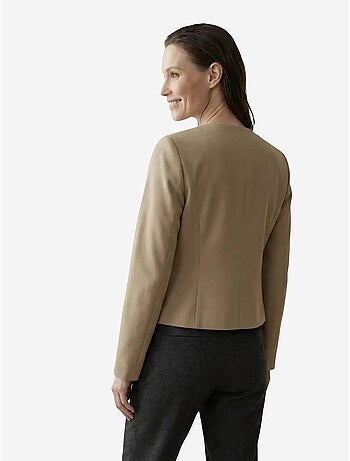 Chaqueta corta entallada de tweed con botones my fashion