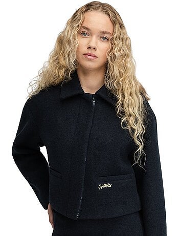 Chaqueta corta lana mujer mujer strodet-w