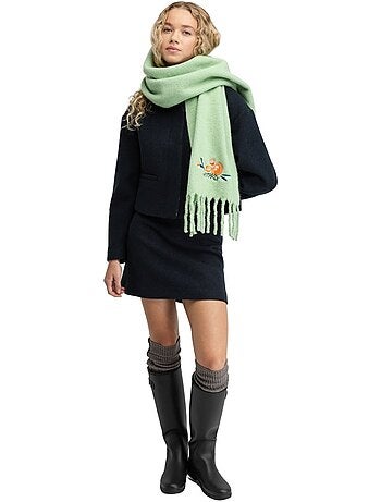 Chaqueta corta lana mujer mujer strodet-w
