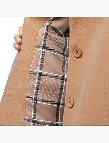Chaqueta corta lana mujer mujer strodet-w sand