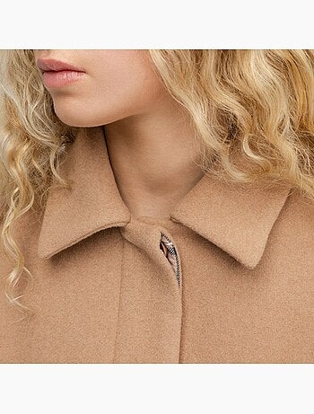Chaqueta corta lana mujer mujer strodet-w sand