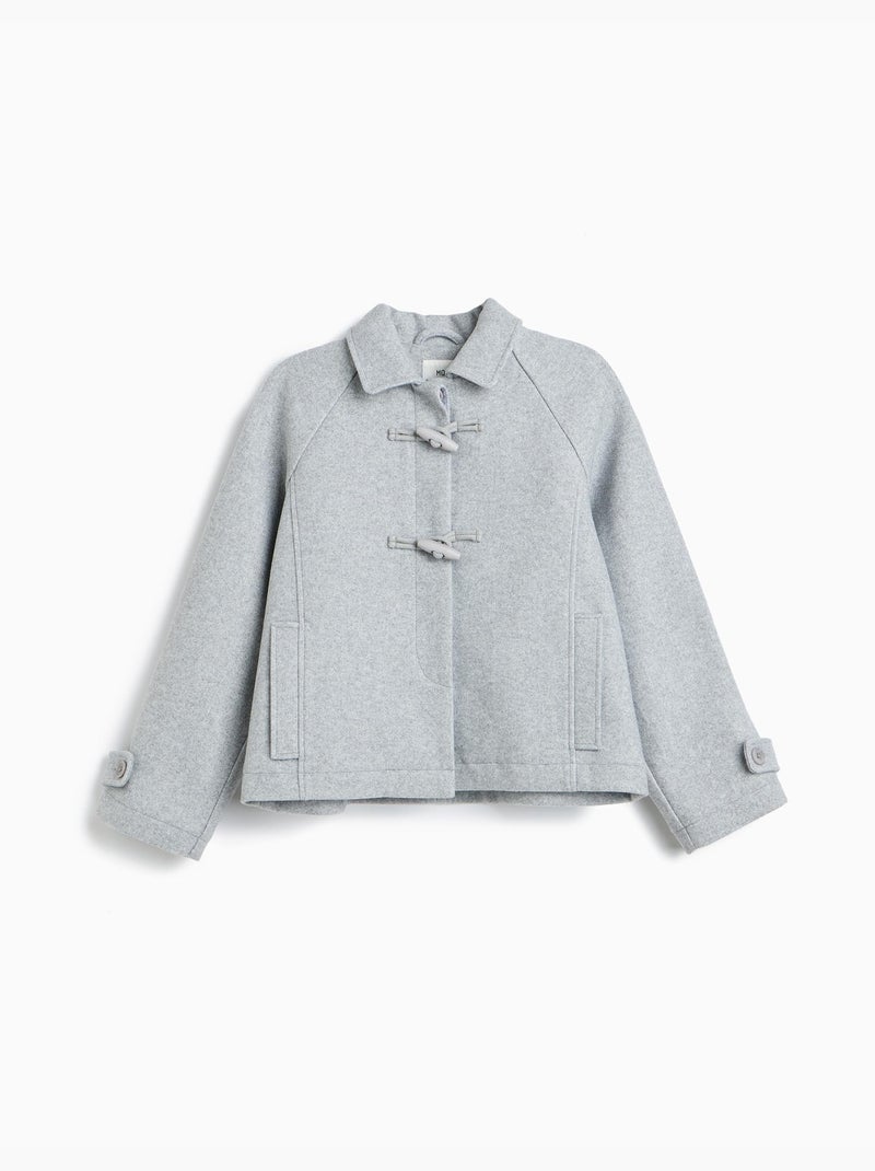 Chaqueta corta, mo fashion Gris - Kiabi