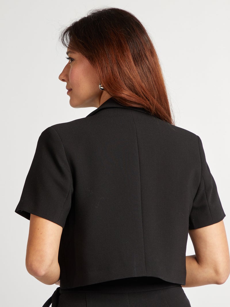 Chaqueta corta negro - Kiabi