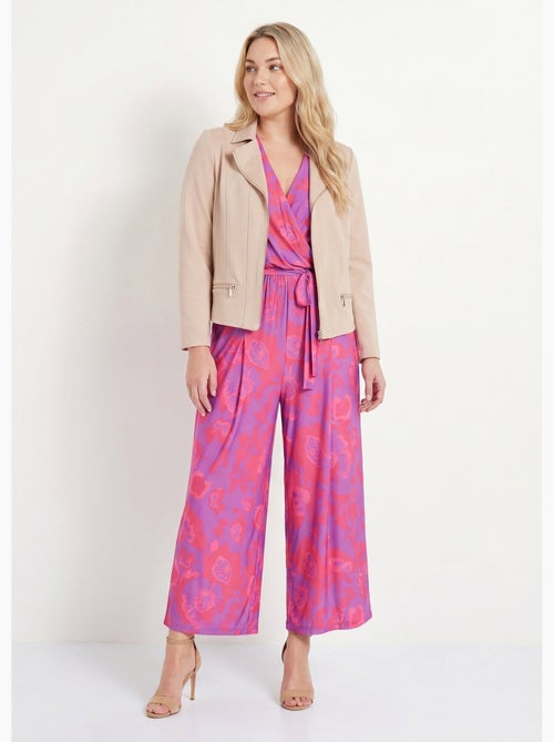 Chaqueta corta recta con cremallera de punto Milano - AFIBEL - Kiabi