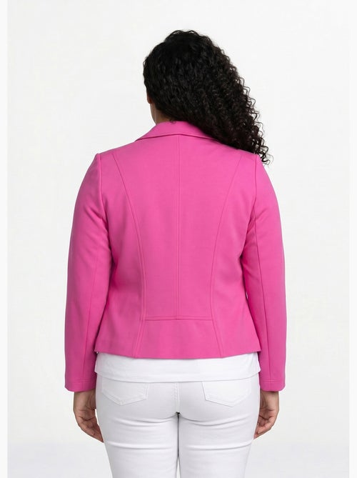 Chaqueta corta recta con cremallera de punto Milano - AFIBEL - Kiabi