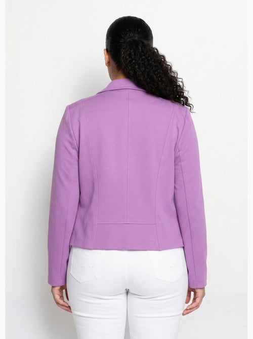 Chaqueta corta recta con cremallera de punto Milano - AFIBEL - Kiabi