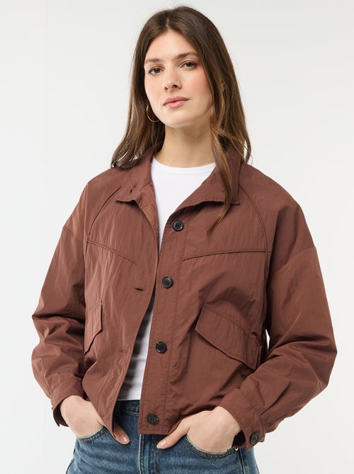 Chaqueta corta repelente al agua - Kiabi