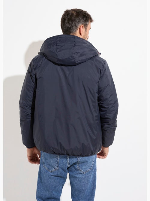 Chaqueta corta reversible de plumas con capucha - AFIBEL - Kiabi
