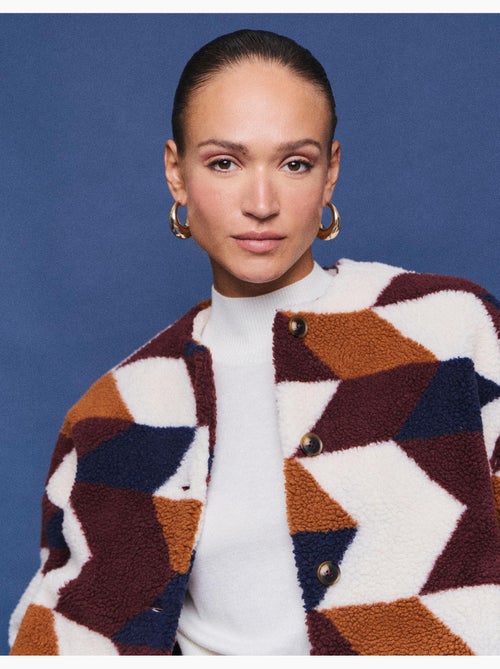 Chaqueta corta sherpa, mo fashion - Kiabi