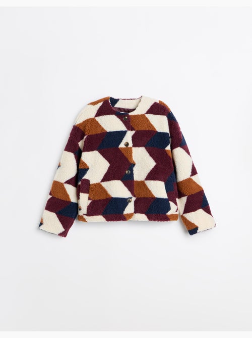 Chaqueta corta sherpa, mo fashion - Kiabi