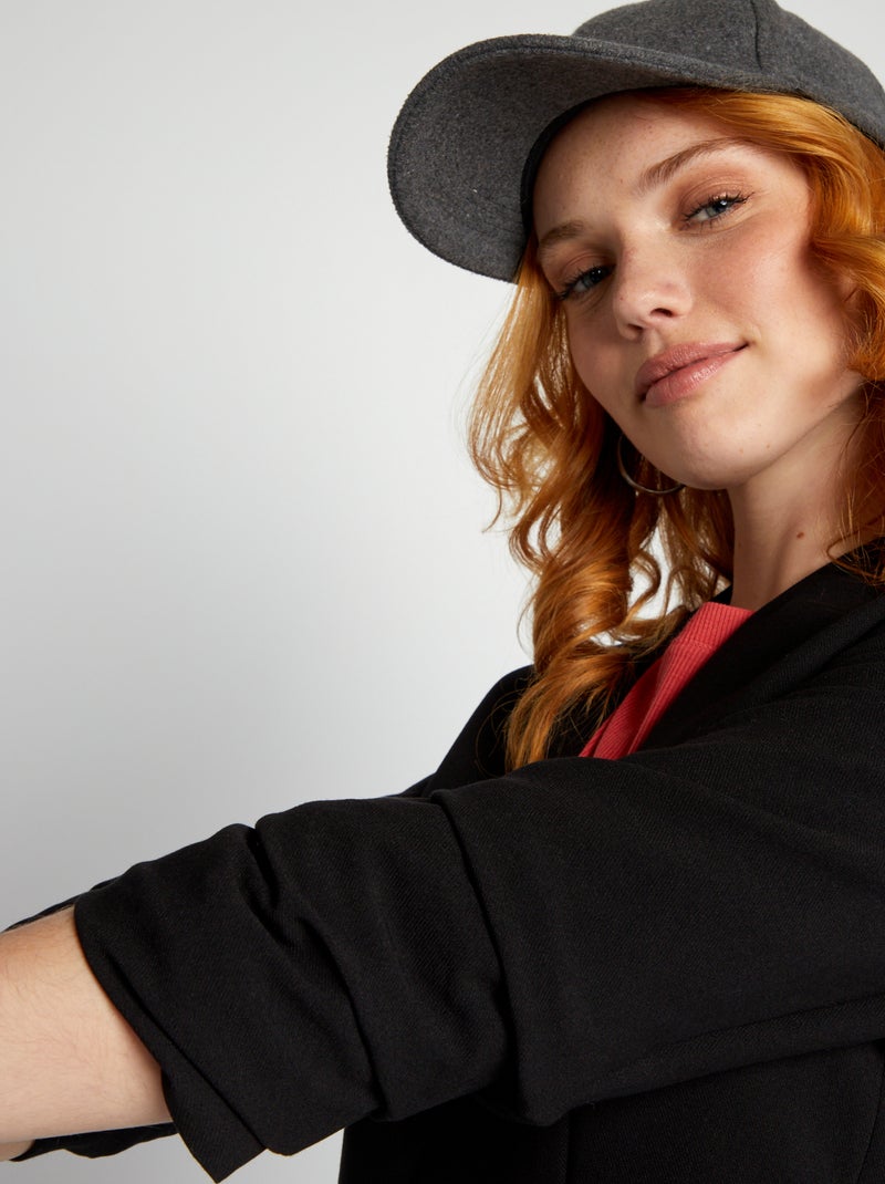 Chaqueta corta tipo blazer NEGRO - Kiabi