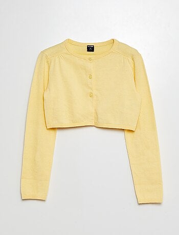 Chaqueta corta tipo bolero de canalé