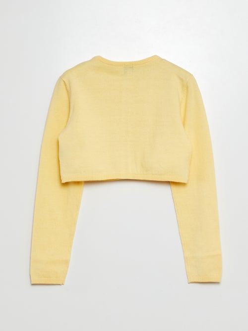 Chaqueta corta tipo bolero de canalé - Kiabi