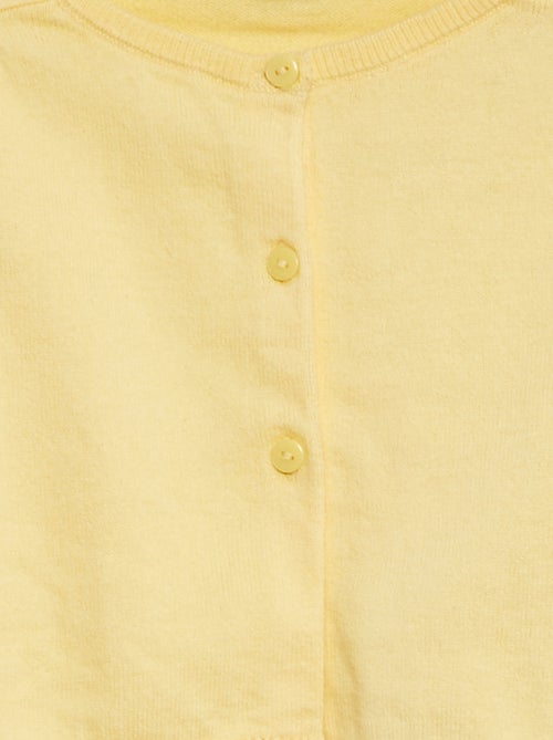 Chaqueta corta tipo bolero de canalé - Kiabi