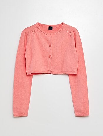 Chaqueta corta tipo bolero de canalé