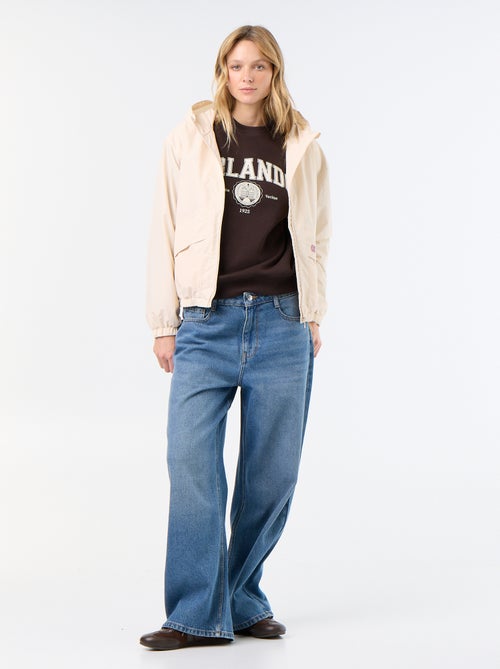 Chaqueta cortavientos con capucha - Kiabi Chaqueta cortavientos con capucha - Kiabi