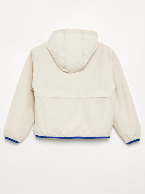 Chaqueta cortavientos con capucha - Kiabi Chaqueta cortavientos con capucha - Kiabi