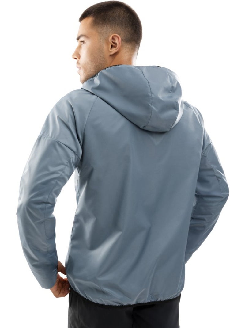Chaqueta cortavientos entrenamiento hombre fitness hombre evolve Azul - Kiabi