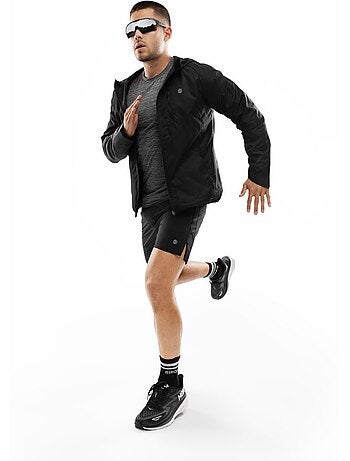 Chaqueta cortavientos entrenamiento hombre fitness hombre grand marathon