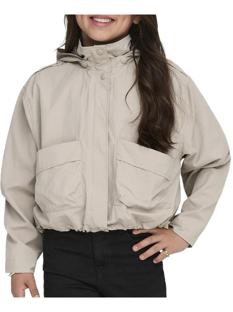 Chaqueta cortavientos para niña kids only Beige - Kiabi