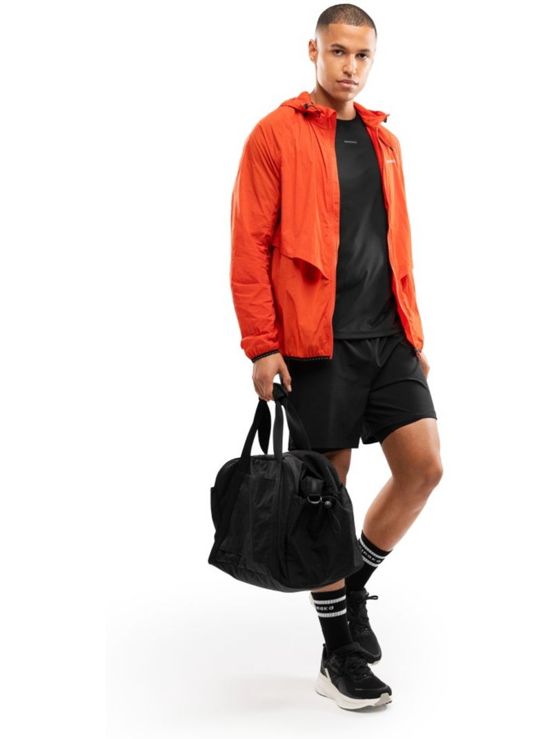 Chaqueta cortavientos running hombre fitness hombre bund brick Rojo - Kiabi