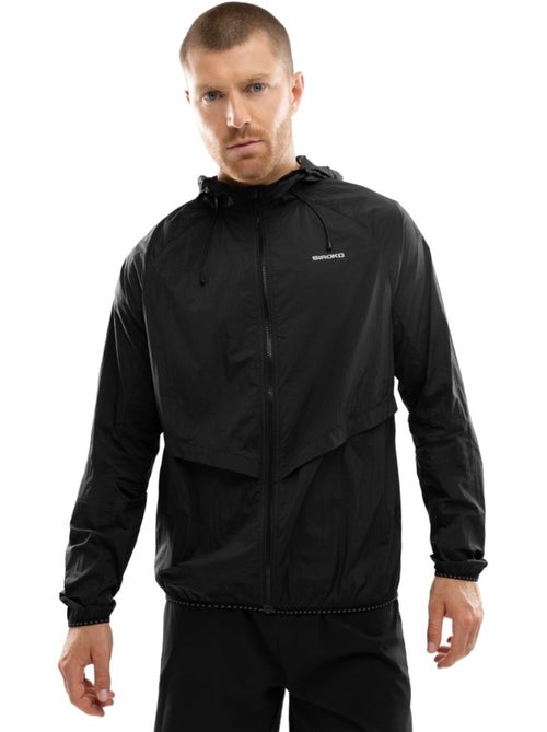 Chaqueta cortavientos running hombre fitness hombre bund - Kiabi