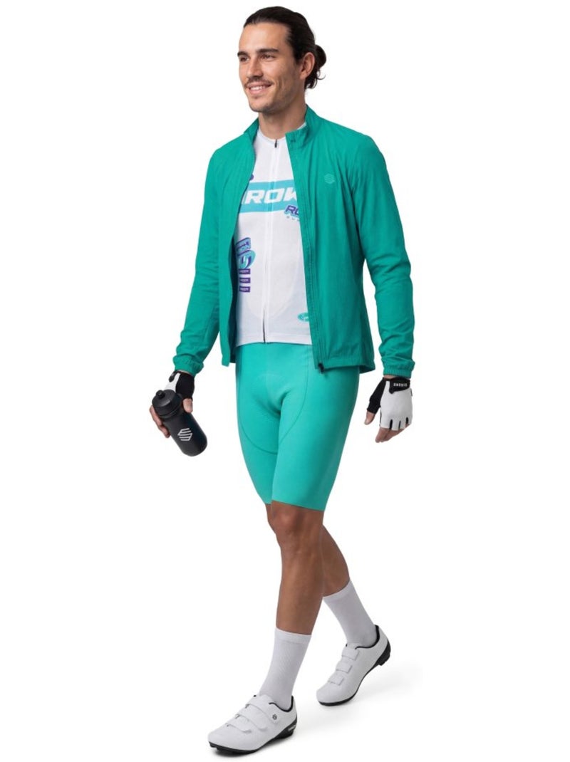 Chaqueta cortavientos ultraligera ciclismo hombre hombre j4 windbreak Verde - Kiabi