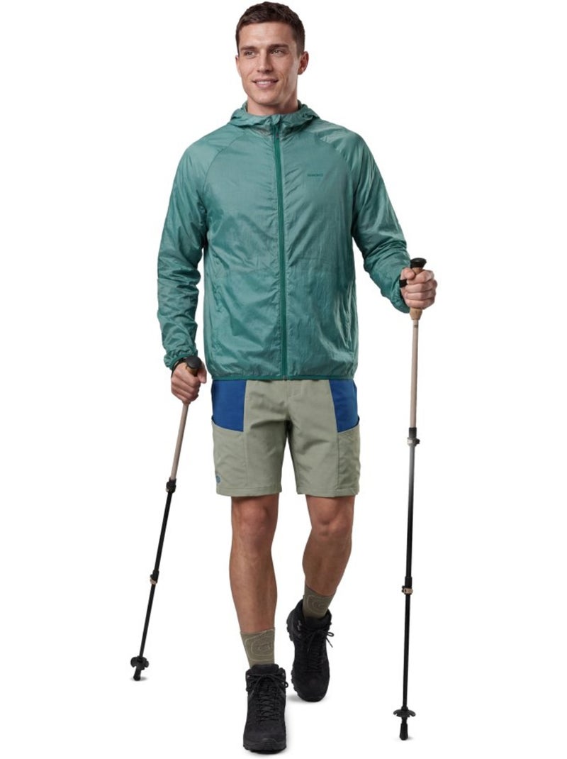 Chaqueta cortavientos ultraligera montaña hombre hombre laugavegur Verde - Kiabi