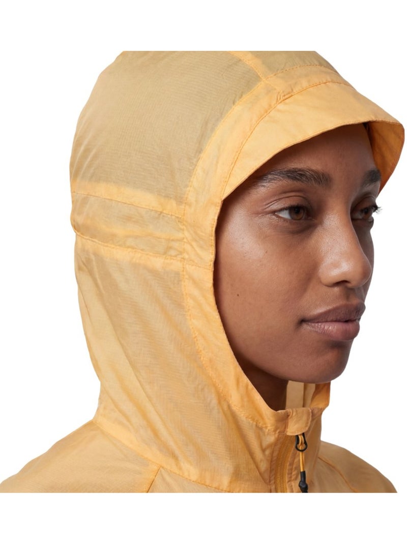 Chaqueta cortavientos ultraligera montaña mujer mujer laugavegur-w Amarillo - Kiabi