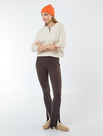 Chaqueta cropped de punto