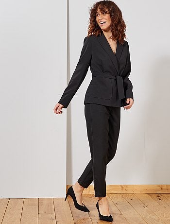 Chaqueta cruzada entallada - Kiabi