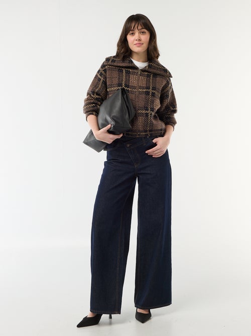 Chaqueta cuello alto - Kiabi