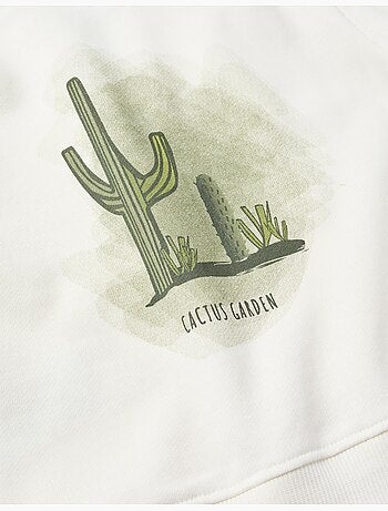 Chaqueta de algodón con capucha Cactus Garden