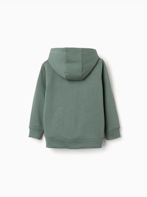 Chaqueta de algodón con capucha y bordado bouclé ZY - Kiabi