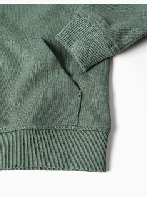 Chaqueta de algodón con capucha y bordado bouclé ZY - Kiabi