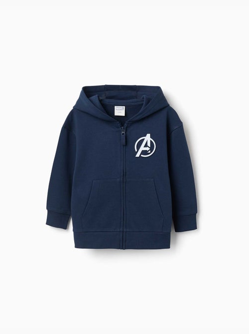 Chaqueta de algodón con capucha y estampados Avengers - Kiabi Chaqueta de algodón con capucha y estampados Avengers - Kiabi