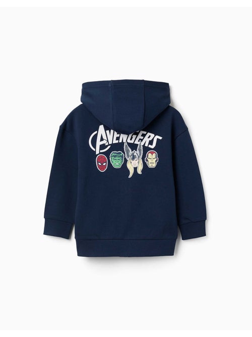 Chaqueta de algodón con capucha y estampados Avengers - Kiabi Chaqueta de algodón con capucha y estampados Avengers - Kiabi