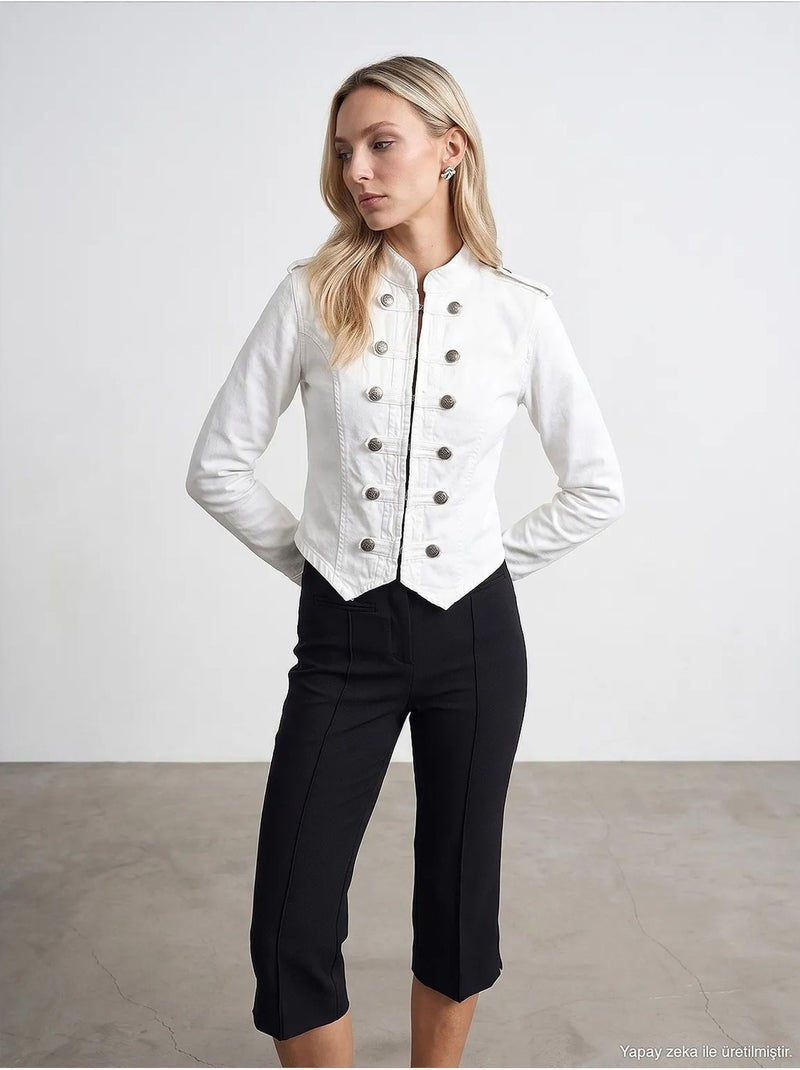 Chaqueta de algodón dilvin Blanco - Kiabi