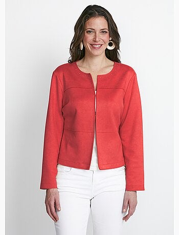 Chaqueta de ante sin cuello - Afibel