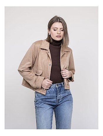 Chaqueta de ante sintético UPERLA