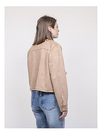 Chaqueta de ante sintético UPERLA