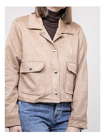 Chaqueta de ante sintético UPERLA